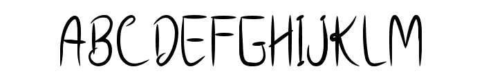 RedRoom-Regular Font UPPERCASE