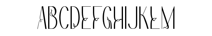 Redivola Regular Font UPPERCASE