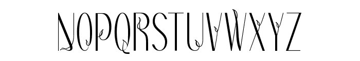 Redivola Regular Font UPPERCASE