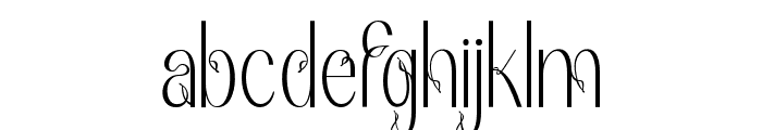 Redivola Regular Font LOWERCASE