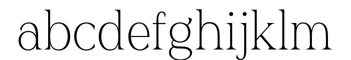 Redrains-Light Font LOWERCASE