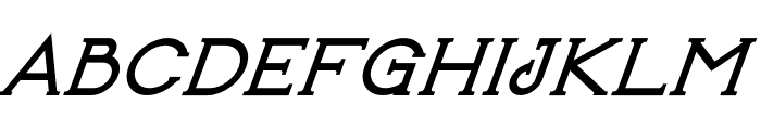 Refji Bold Italic Font LOWERCASE