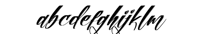 Reflonty Granttura Italic Font LOWERCASE