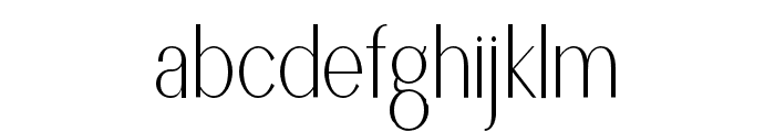 Reftograph-Regular Font LOWERCASE