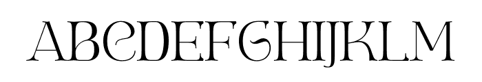 Regain Font UPPERCASE