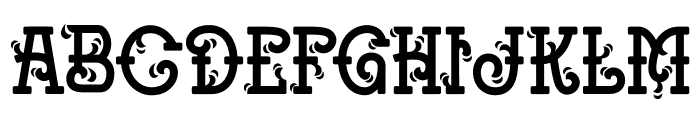 Regal Grace Three Font UPPERCASE