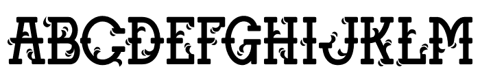 Regal Grace Three Font LOWERCASE