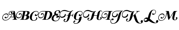 Regal Legacy Black Italic Font UPPERCASE