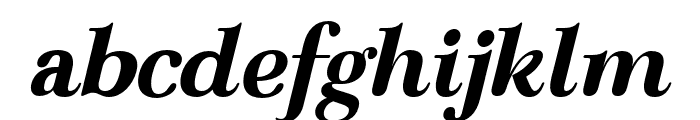 Regal Legacy Black Italic Font LOWERCASE