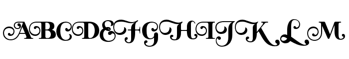 Regal Legacy Black Font UPPERCASE