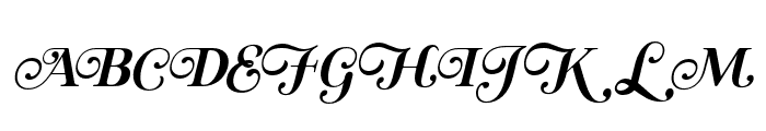 Regal Legacy Bold Italic Font UPPERCASE
