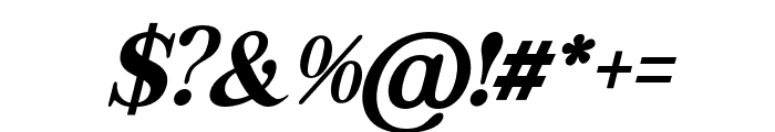 Regal Legacy Extra Bold Italic Font OTHER CHARS