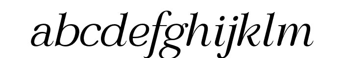 Regal Legacy Light Italic Font LOWERCASE