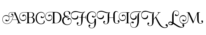 Regal Legacy Light Font UPPERCASE