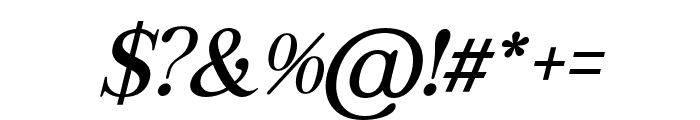 Regal Legacy Medium Italic Font OTHER CHARS