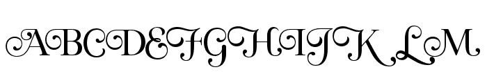 Regal Legacy Regular Font UPPERCASE