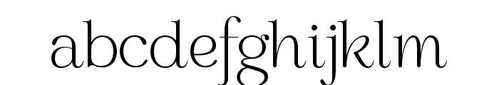 Regal Legacy Thin Font LOWERCASE