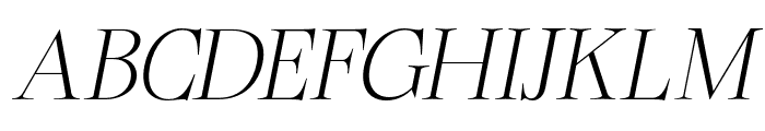 Regalia serif Italic Font UPPERCASE