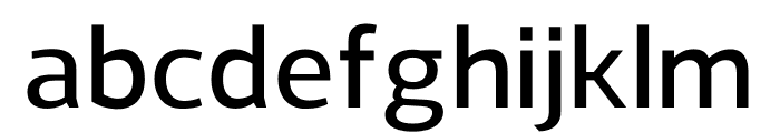 Regan-DemiBold Font LOWERCASE