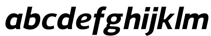 Regan-ExtraBoldItalic Font LOWERCASE