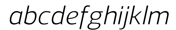 Regan-Italic Font LOWERCASE