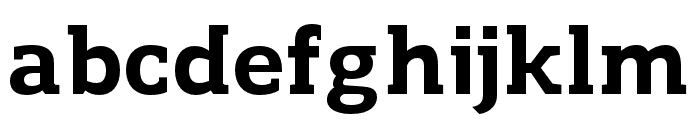 Regan Slab ExtraBold Font LOWERCASE