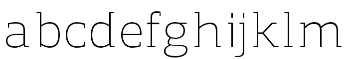 Regan Slab Light Font LOWERCASE