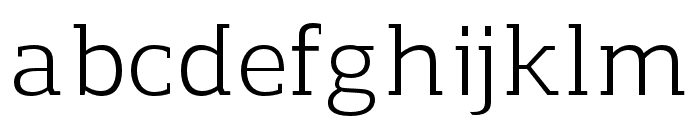 Regan Slab Font LOWERCASE