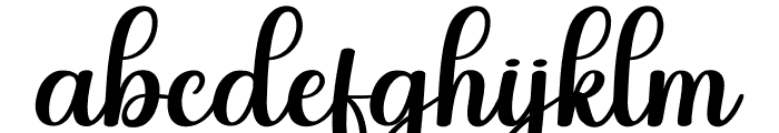 Regard Font LOWERCASE