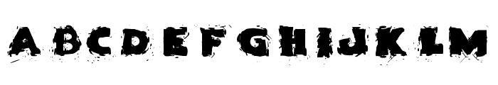 ReggaeBrush - Regular Font UPPERCASE