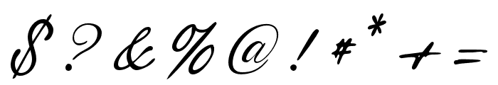Reghina-Regular Font OTHER CHARS