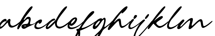 Reghina-Regular Font LOWERCASE