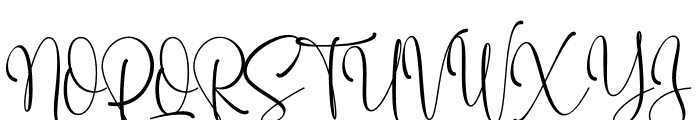 Reghitta Beginning Swash Font UPPERCASE
