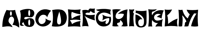 Reghka Font UPPERCASE