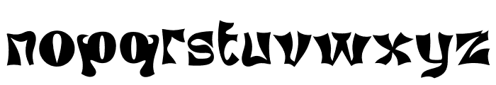 Reghka Font LOWERCASE