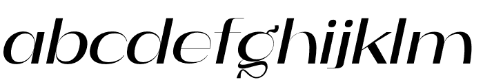 Regina Italic Font LOWERCASE