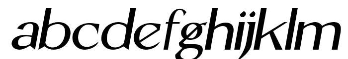 Regina-Slant Font LOWERCASE