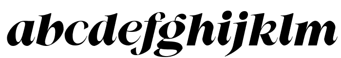 Regiola Display Italic Font LOWERCASE