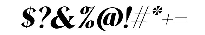 Regis Bold Italic Font OTHER CHARS