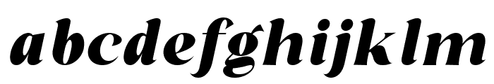 Regis Extra Bold Italic Font LOWERCASE