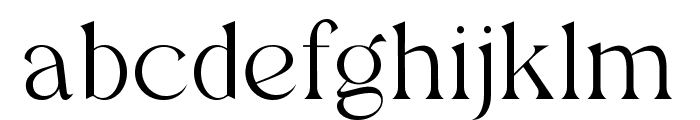Regis Extra Light Font LOWERCASE