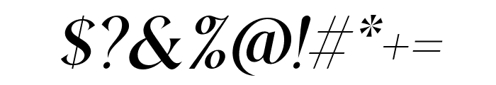Regis-Italic Font OTHER CHARS