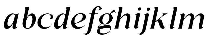 Regis-Italic Font LOWERCASE