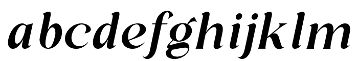 Regis-MediumItalic Font LOWERCASE