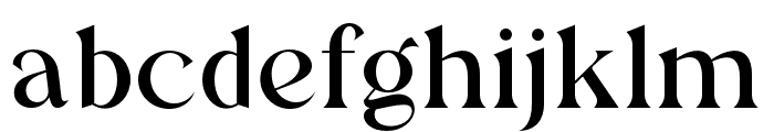Regis-Regular Font LOWERCASE