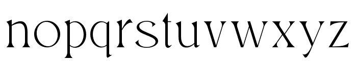 Regis-Thin Font LOWERCASE