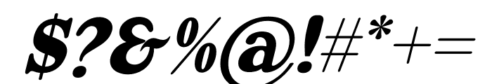 Regisha Italic Font OTHER CHARS
