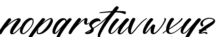 Regita Gestom Italic Italic Font LOWERCASE