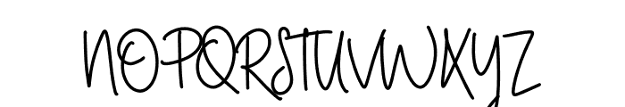 Regitha Aston Font UPPERCASE
