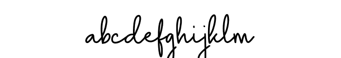 Regitha Aston Font LOWERCASE